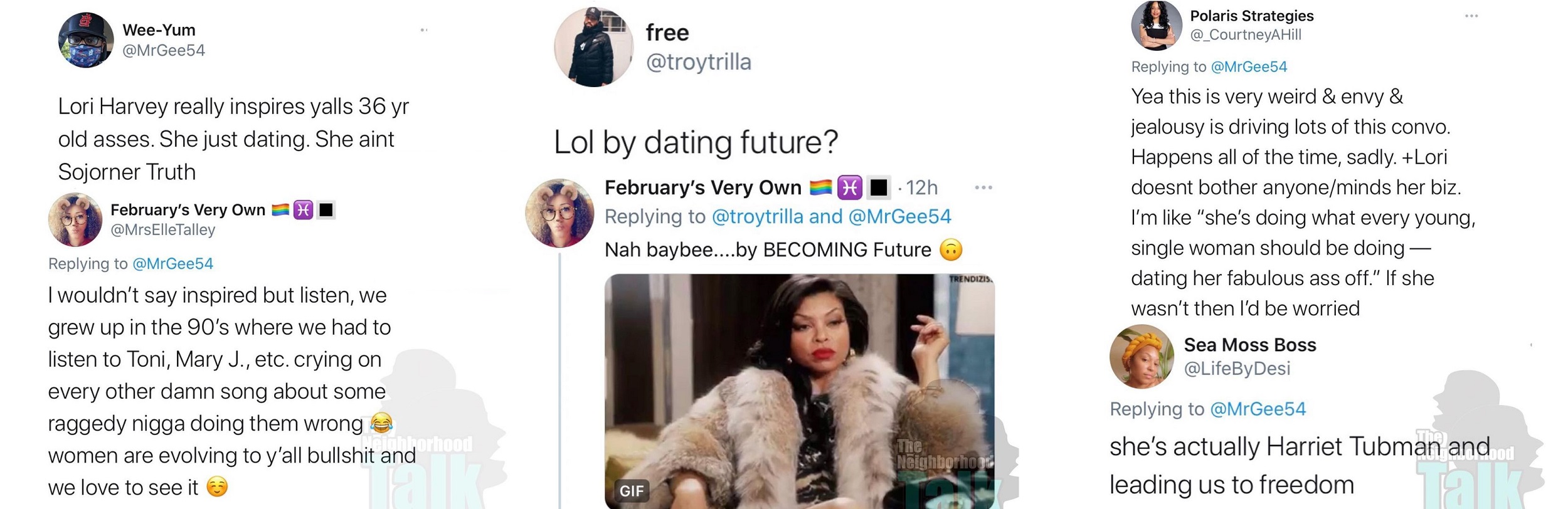 Lori Harvey dating inspiring Twitter