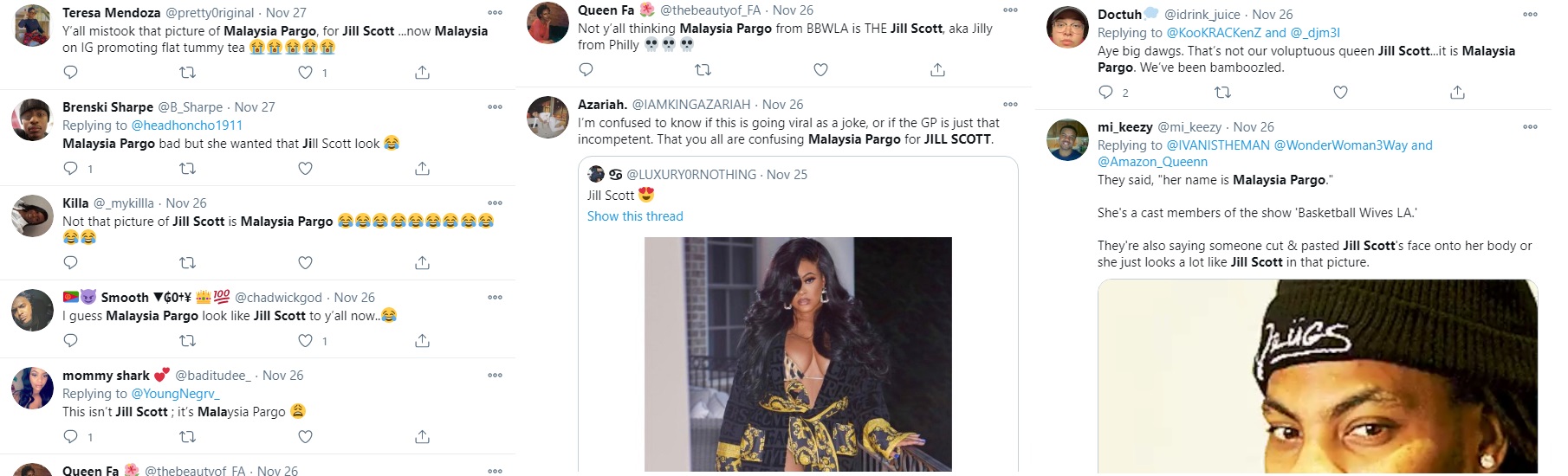Malaysia Pargo Jill Scott Jilly from Philly