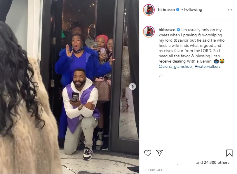 BK Brasco proposes to Sierra #LHHATL