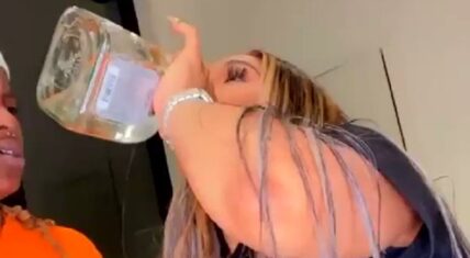 Lira Galore gets drunk on IG Live