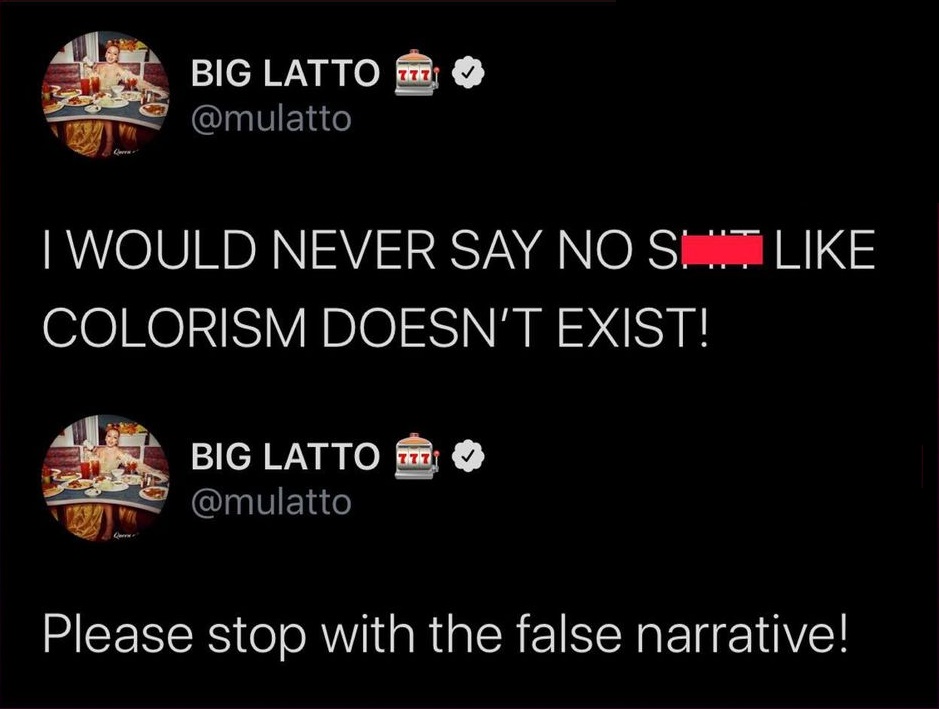 Mulatto denies saying colorism isn't real