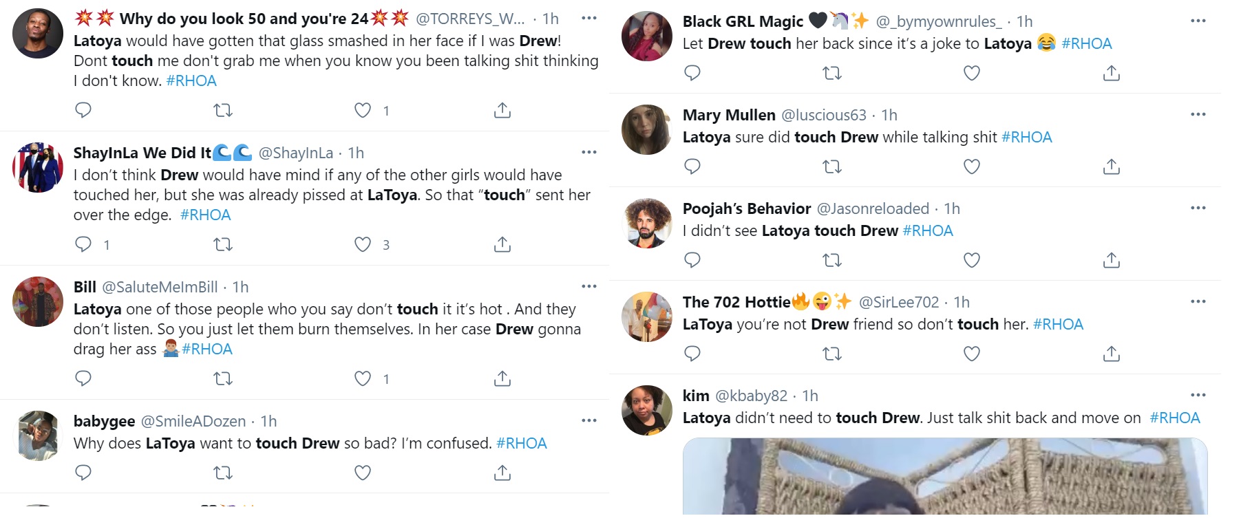 Drew Latoya touch
