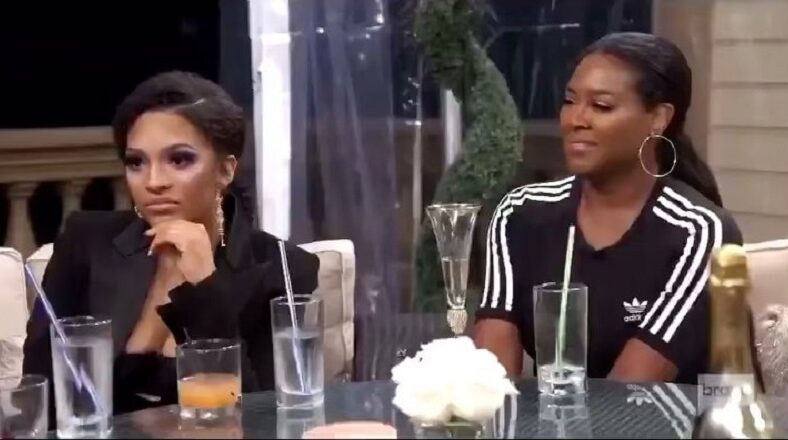 Drew Sidora wig stylist LaToya filter face