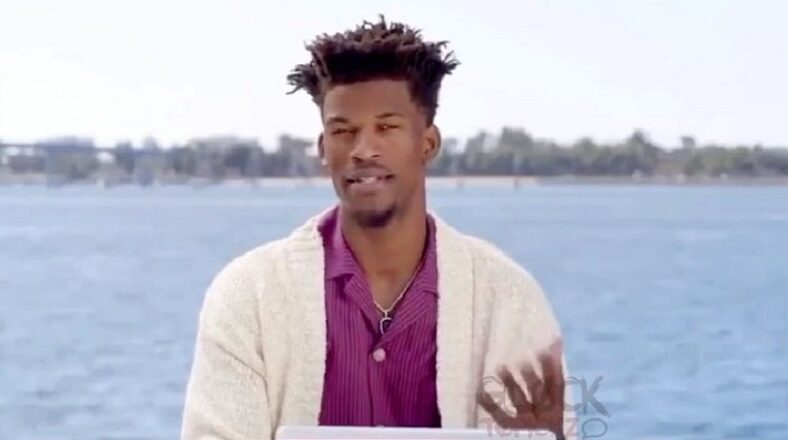 Jimmy Butler corrects fan grammar