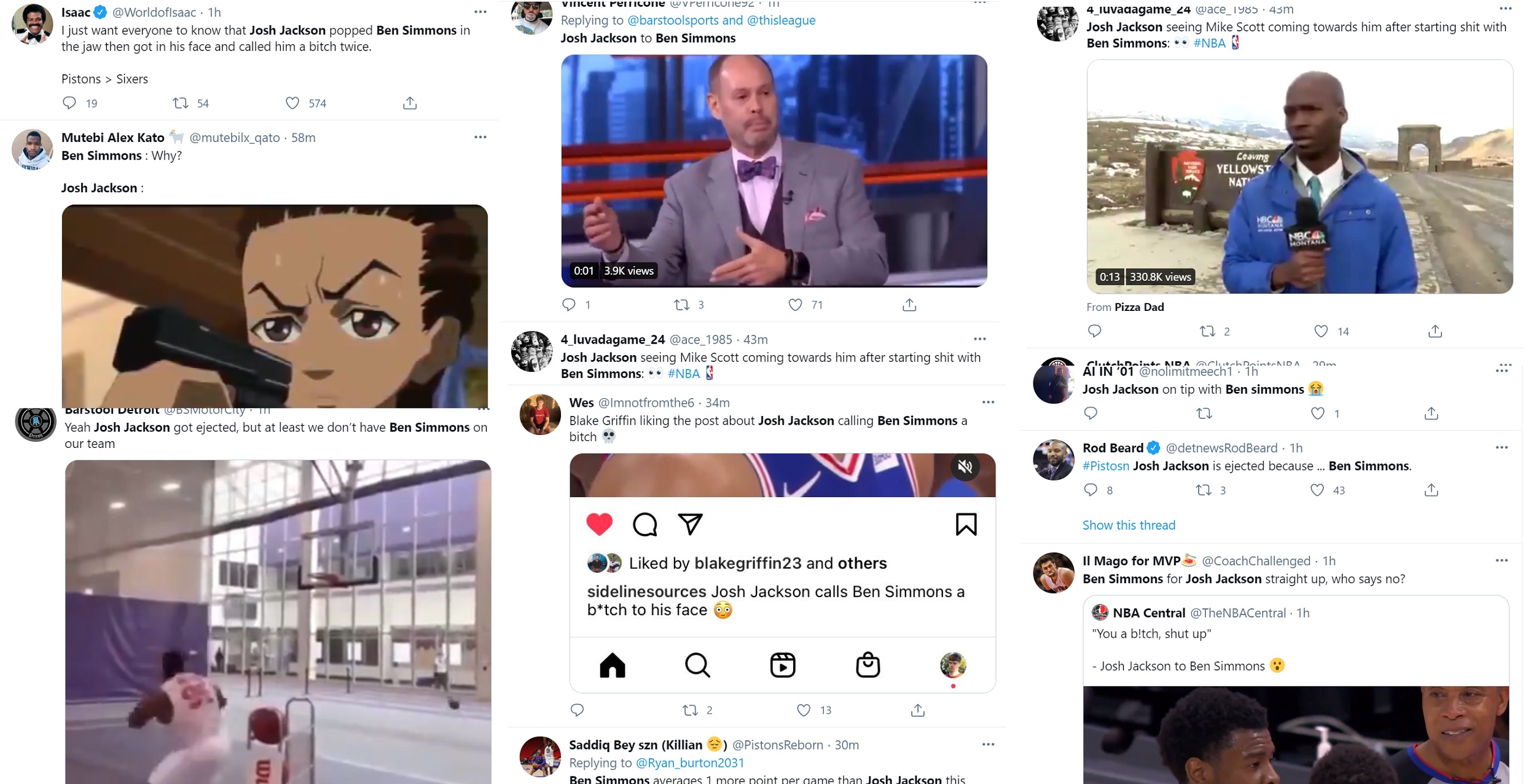 Josh Jackson Ben Simmons shut up you a b-tch
