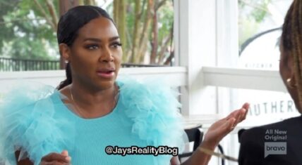 Kenya Moore private jet