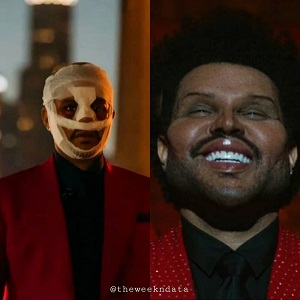 The Weeknd Save Your Tears video lips