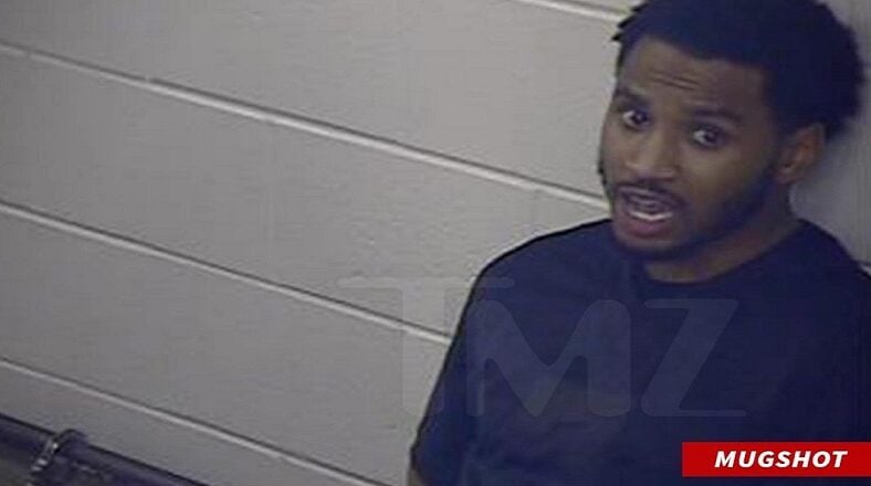 Trey Songz AFC Championship Game mugshot