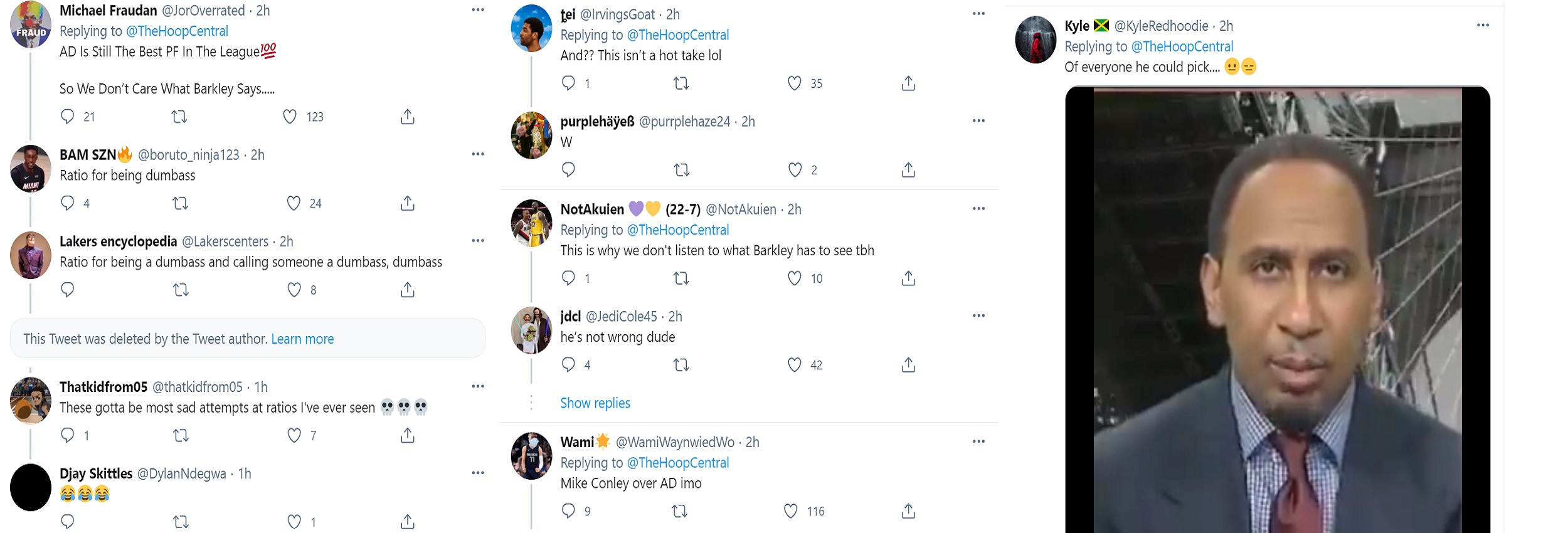 Charles Barkley Anthony Davis Jordan Clarkson All-Star Twitter