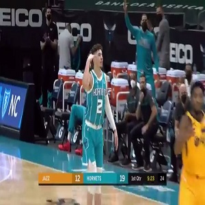 LaMelo Ball career-high 34 points Jazz Twitter