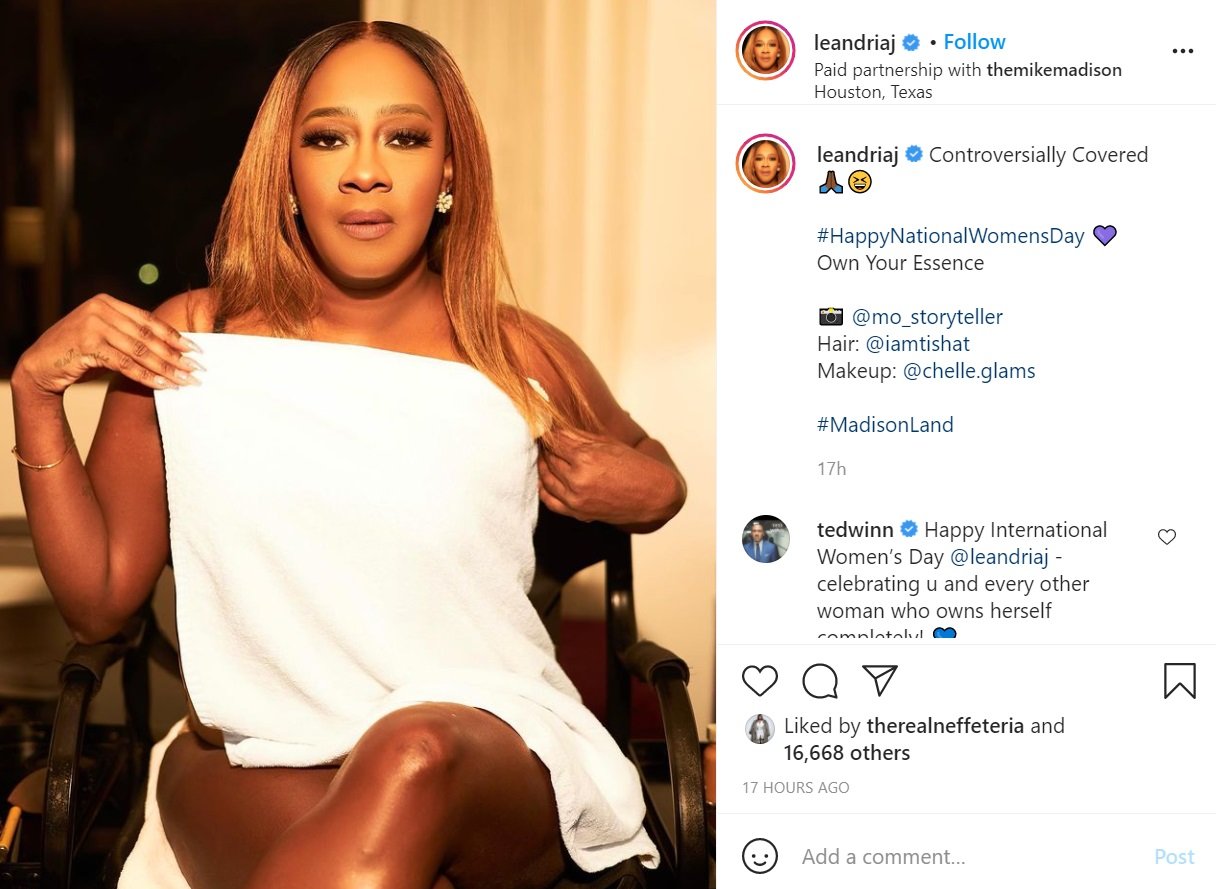 LeAndria Johnson controversially covered