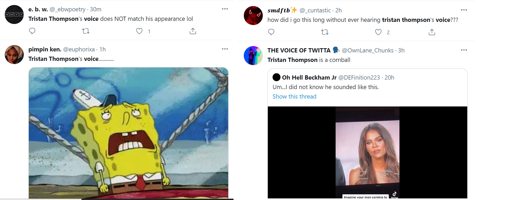 Tristan Thompson voice
