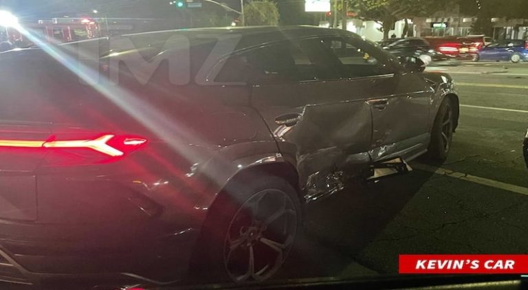 Kevin Gates Car Crash Damage