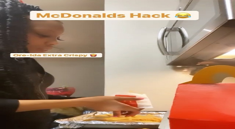 Camille Crowns @camillecrowns McDonald's hack