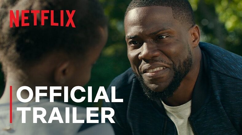 Kevin Hart in Fatherhood, a Netflix original film where he plays a widowed father raising his daughter alone.