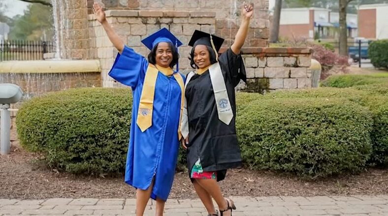 Marcia Thomas Amanda Ross mother daughter college graduation Mothers Day