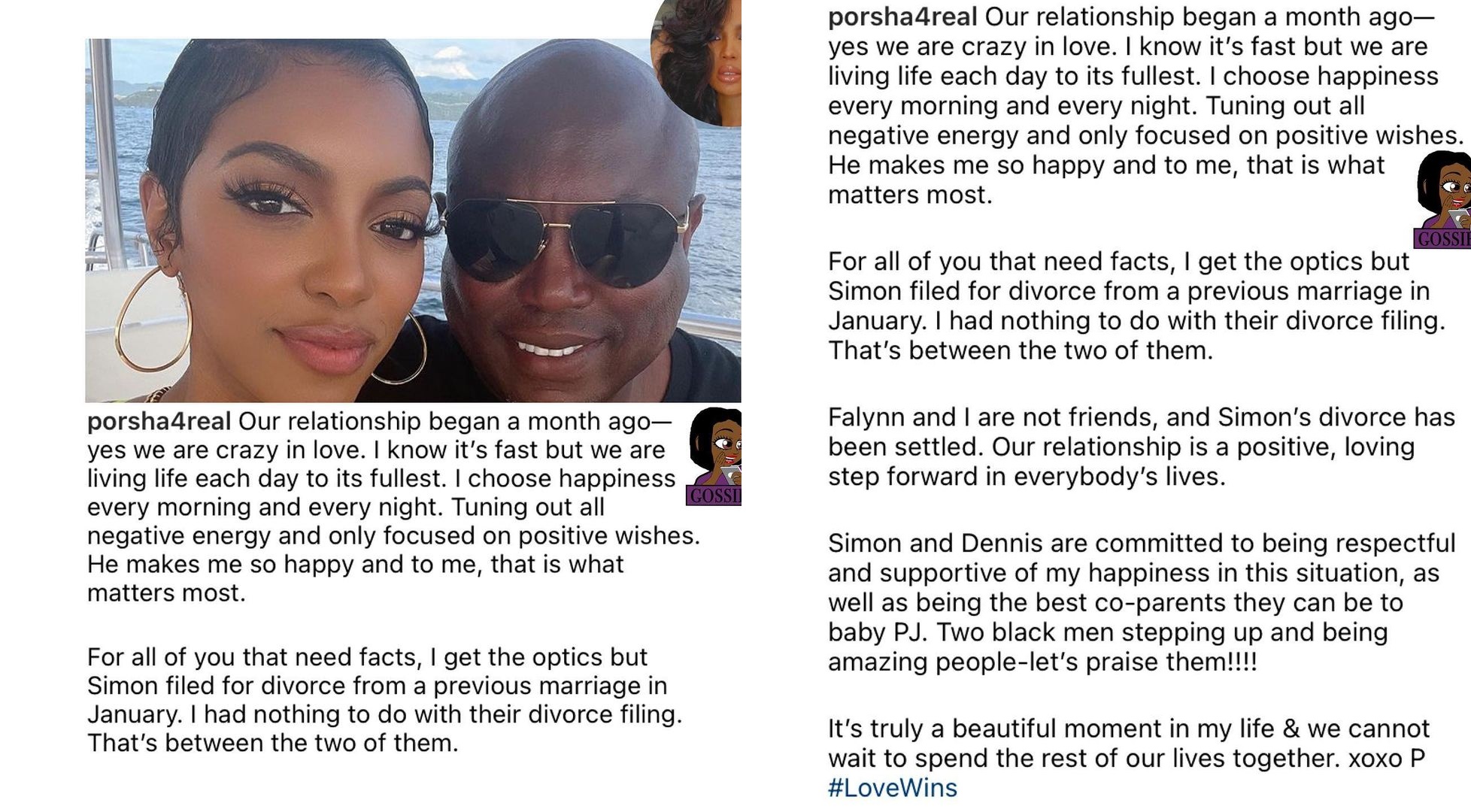 Porsha Simon Falynn Twitter RHOA