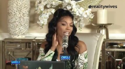 Porsha tattooed Simon's name on her neck RHOA