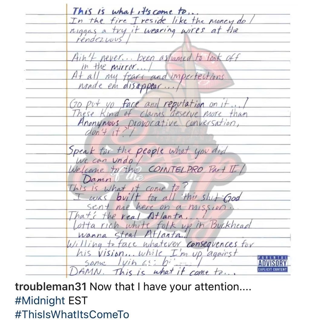T.I. This Is What It's Come To sexual assault allegations