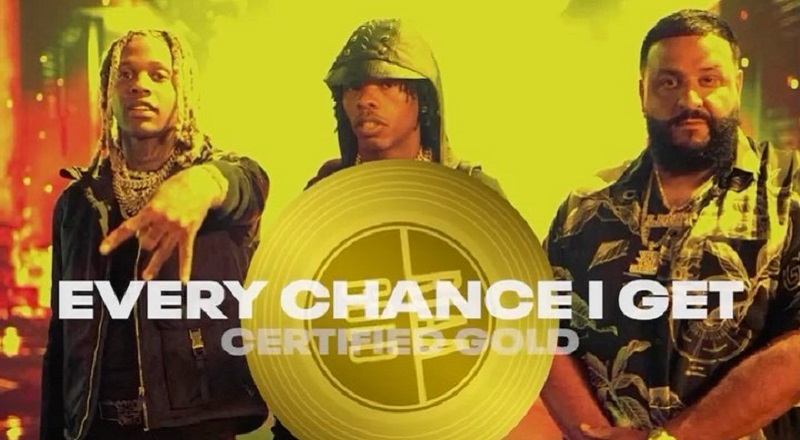 DJ Khaled single Every Chance I Get certified gold