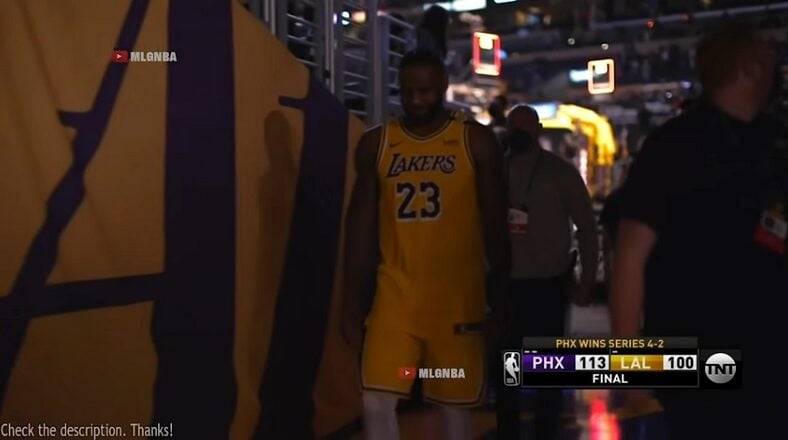 LeBron James blasted for leaving Game 6 without shaking Suns hands