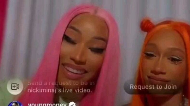 Bia talks with Nicki Minaj on IG Live