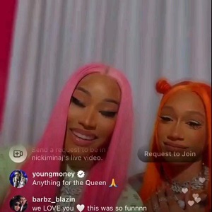 Bia talks with Nicki Minaj on IG Live