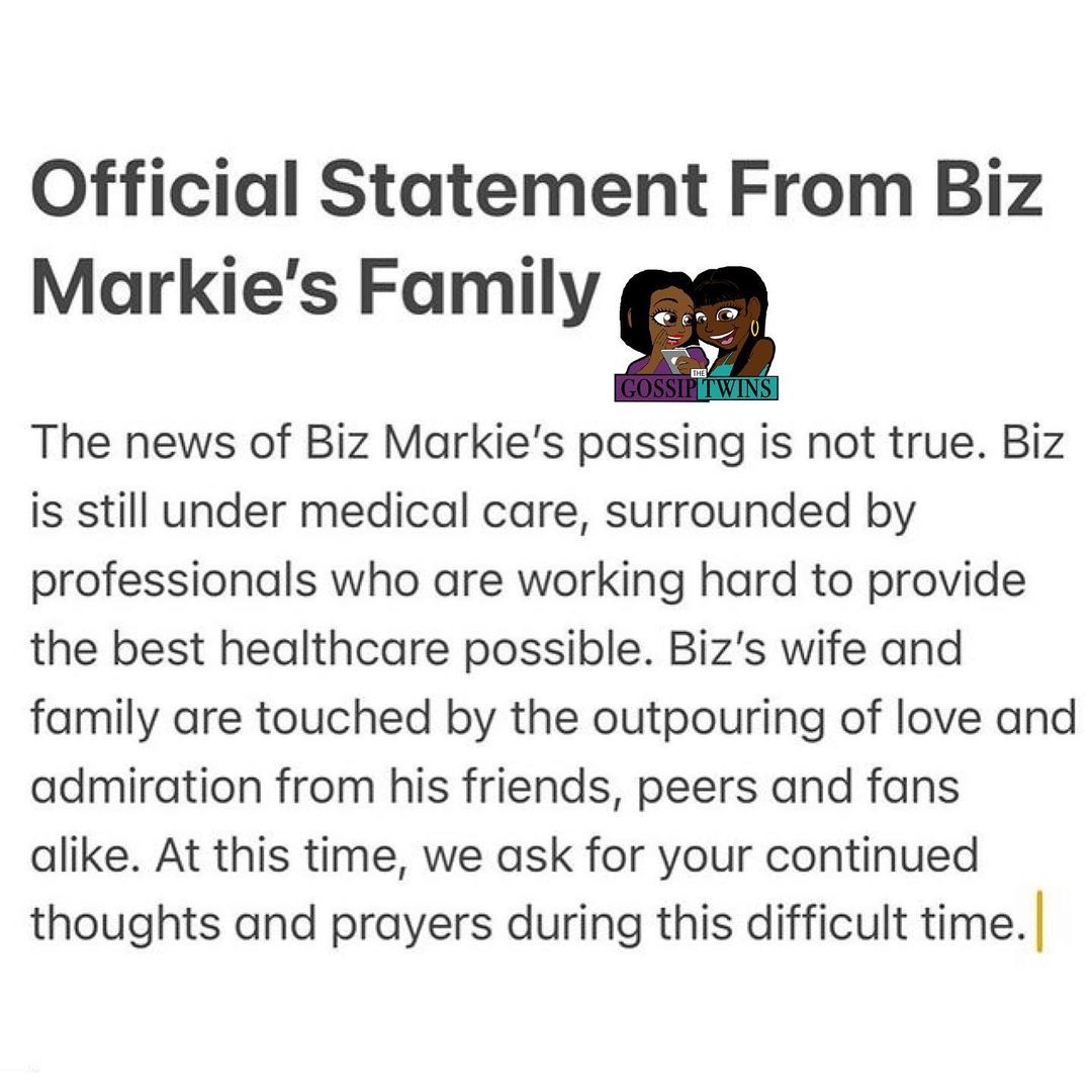 Biz Markie is still alive