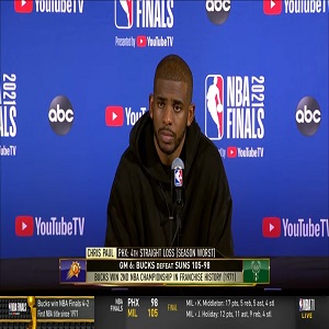 Chris Paul talks Suns losing NBA Finals to Bucks