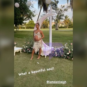 DaniLeigh confirms her pregnancy and shares baby shower video