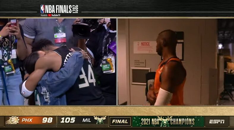 Final seconds of the 2021 NBA Finals