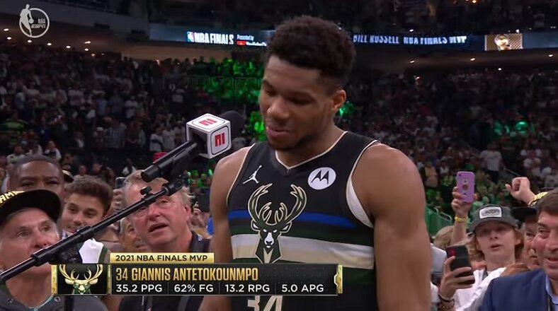 Giannis Antetokounmpo 2021 NBA Finals MVP