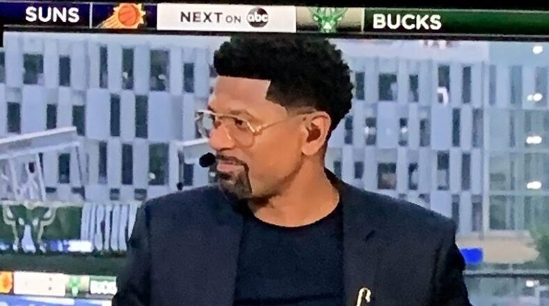 Jalen Rose trends on Twitter because of his hair