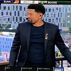 Jalen Rose trends on Twitter because of his hair