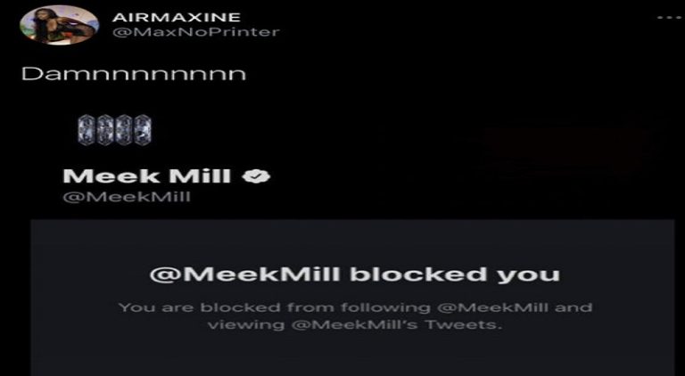 Meek Mill blocks fan for trolling him over fries pic