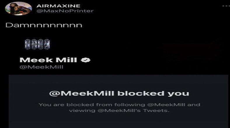 Meek Mill blocks fan for trolling him over fries pic