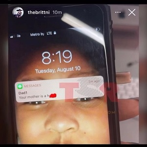 Brittni Mealy accuses Future of calling her a hoe in text to their daughter