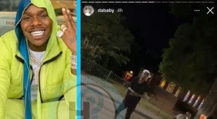 DaBaby pays homeless men $100 apiece to dance to his music in the middle of the street