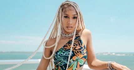 Bia in the Whole Lotta Money music video.