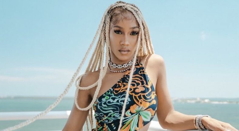 Bia in the Whole Lotta Money music video.