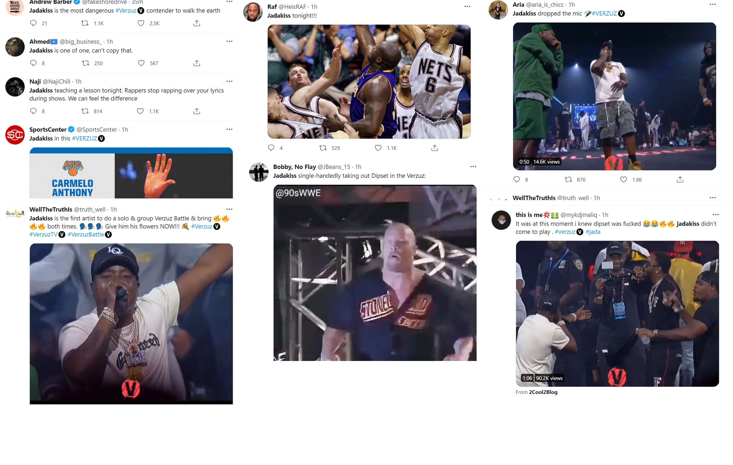 Jadakiss had the best Verzuz performance of all-time