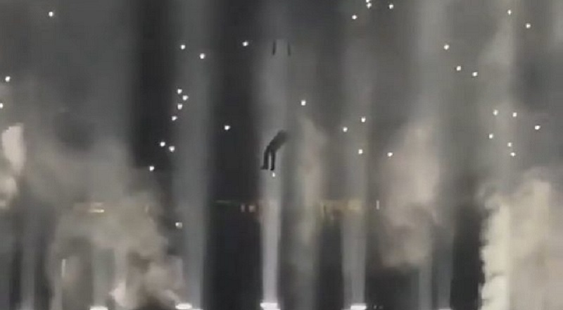 Kanye West floats in the air at the end of Donda listening event but fans demand the album