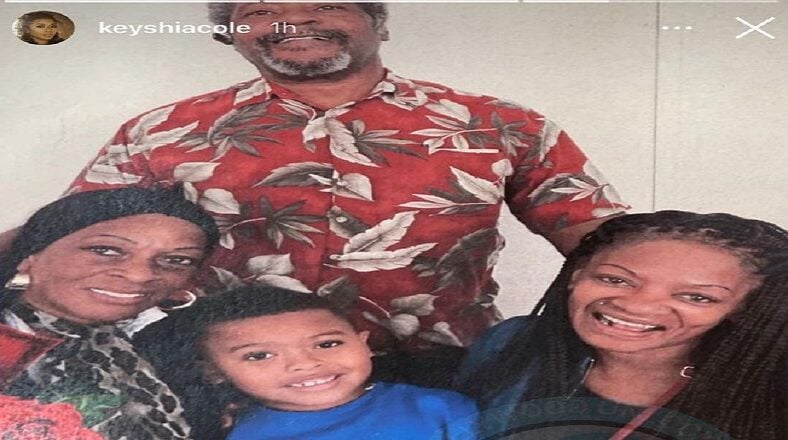 Keyshia Cole shares her mom, Frankie's obituary, as today is the day of her funeral