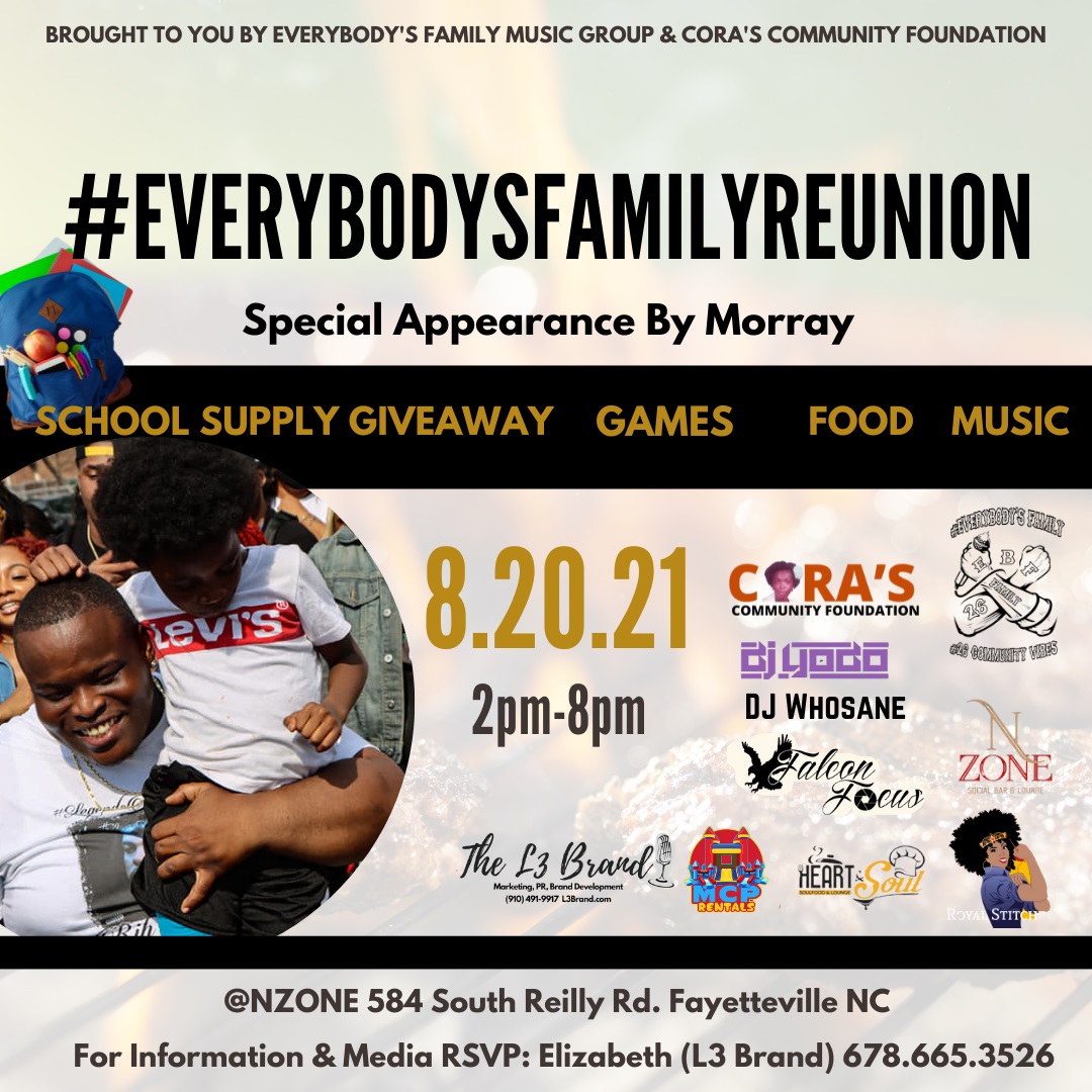 Morray is hosting school supply giveaway and kickback in Fayetteville NC