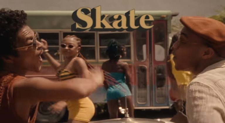 Silk Sonic Skate music video