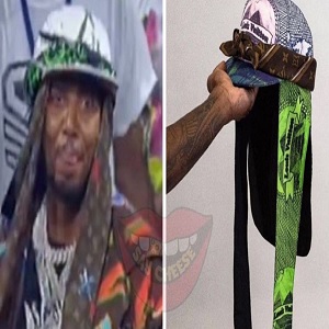 Juelz Santana Rocks Louis Vuitton x NBA Jacket Designed by Don C, LV  Bandana Hat at 'Verzuz' Battle