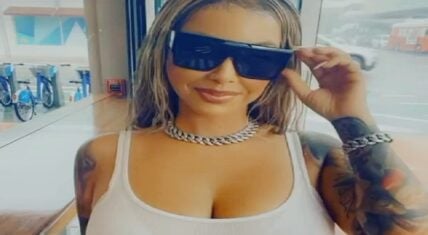 Amber Rose shows off her new long hair look after A.E. breakup