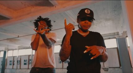 Chelly Flame Red Shirt music video