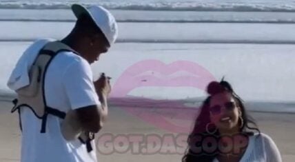 Cyn Santana spotted with Daniel Booby Gibson, Keyshia Cole's ex, on the beach
