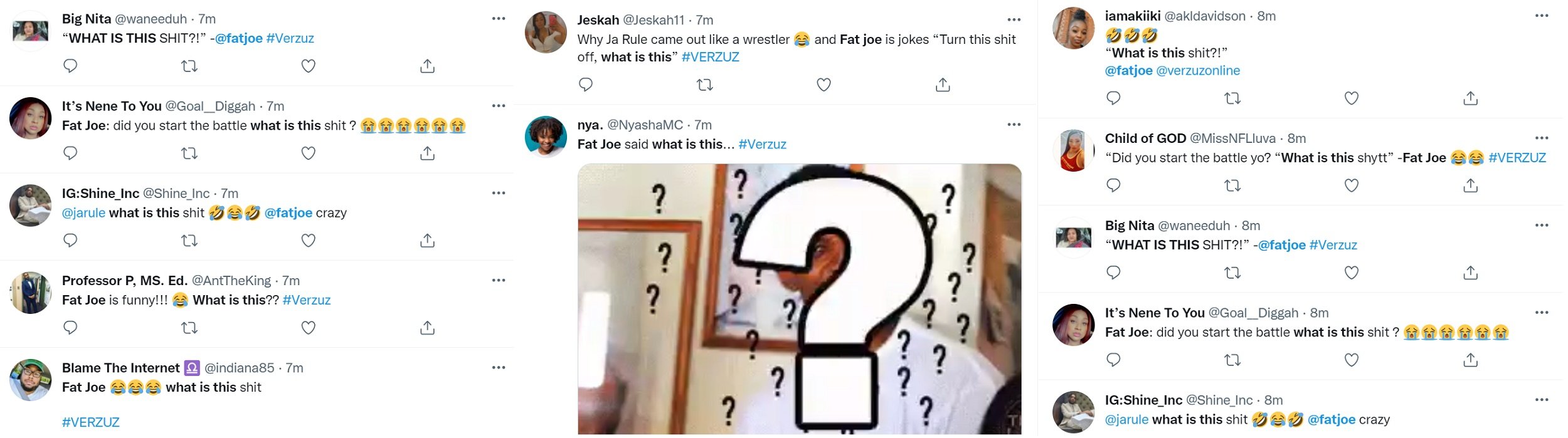 Fat Joe clowns Ja Rule's Verzuz intro, what is this shit